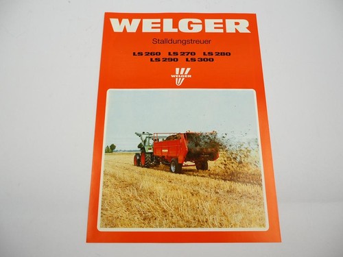Original prospekt welger - original, ls
