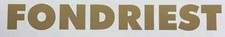 Fondriest Aufkleber