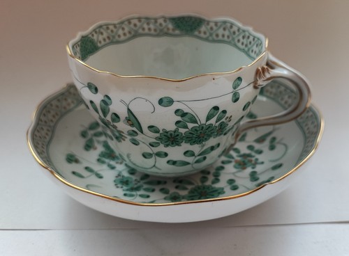 Meissen indisch malerei grün - indisch,