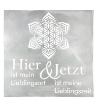 Wandrelief aus Metall "Hier &