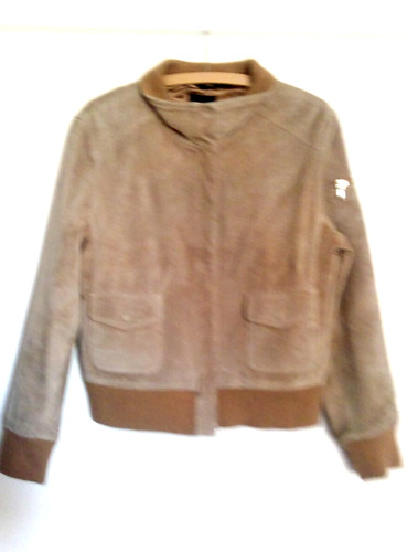 Damenjacke aus rauleder - aus,