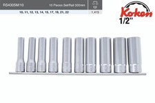 Koken 1/2" 6 & 12-Kant Steckschlüssel-Einsätze in lang