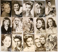 Autogrammkarten 22x Konvolut