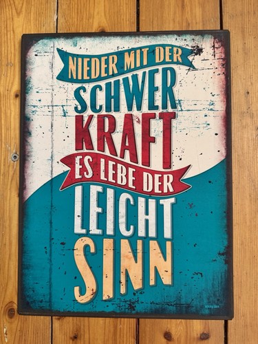 Blechschild schild retro - blechschild,,
