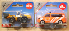 SIKU 1460 Super Feuerwehr Einsatzleitwagen + 1477 Liebherr Radlader