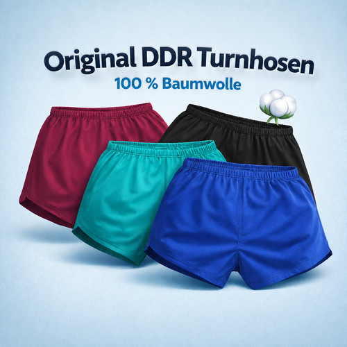3er pack ddr turnhosen - 3er,