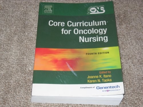 Core curriculum for - curriculum, oncology