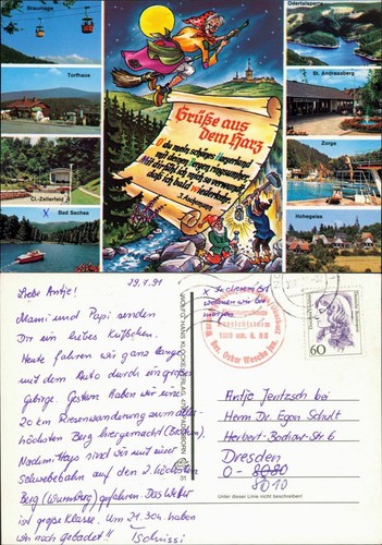 Harz hexe zwerge seilbahn - hexe,