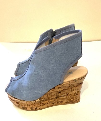 Jeans keilabsatzschuhe - jeans,