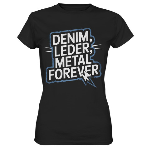 Heavy metal denim leder - heavy,