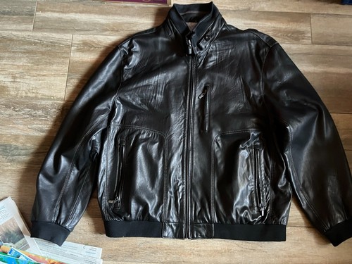 Echt leder herren jacke 2xl - leder,