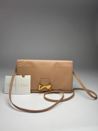 Vintage chloe leather shoulder - leather,