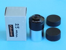 CELESTRON Ocular 25mm Kellner 1 ¼" Circle T (Tani) Volcano Top, Made in Japan