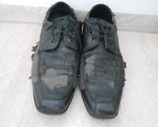 Memphis One Schnürer Herren Halbschuhe EU Gr. 45 schwarz HAVY USED FERTIG WORN