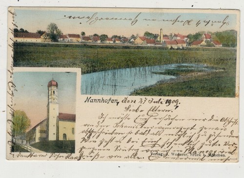 Nannhofen litho 1909 - litho,