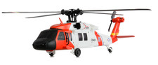 RC UH-60L BLACK HAWK COASTGUARD BRUSHLESS HELIKOPTER 4-KANAL 6G RTF AMEWI 25357