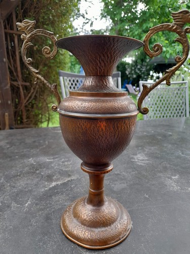 Kupfervase pokalform mit - pokalform,