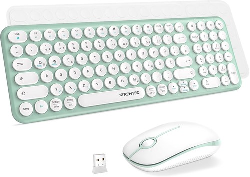 Kabellose tastatur maus retro - kabellose,