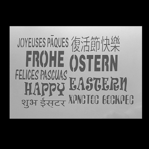 Schablone für