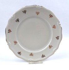 Winterling Windsor Speiseteller Dekor Goldrose mit Goldrand Porzellan beige