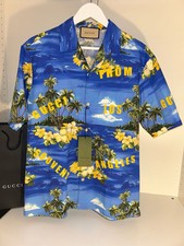 Gucci Bowlinghemd LA Hawaii M