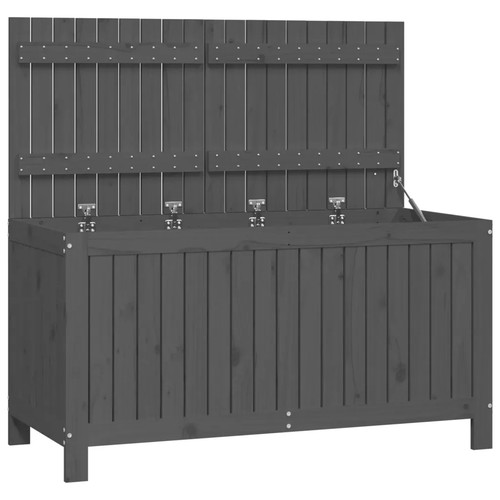 Gartentruhe grau 121x55x64 - 121x55x64, cm