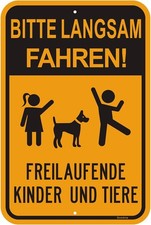 Achtung kinder und - kinder, tiere