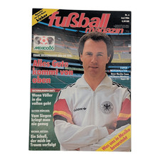 Kicker Fußball Magazin Nr. 6 Juni 1986 Mit Super-Wendeposter WM 86 SEHR GUT