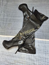 Plateau Overknee Stiefel Gr. 45