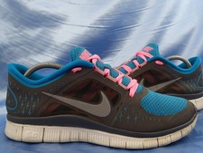 NIKE FREE RUN 3 SNEAKER GR 40 41 TÜRKIS GRAU SCHUHE ZOOM PEGASUS LAUFEN FLEX D89