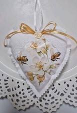 1 Herz, Stoff Herz, Anhänger