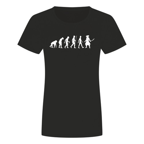 Evolution pirat damen shirt - pirat, t-shirt