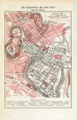 Kaiserforen des alten - , rom