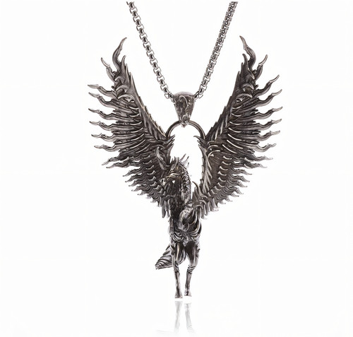 Halskette pegasus einhorn - halskette,