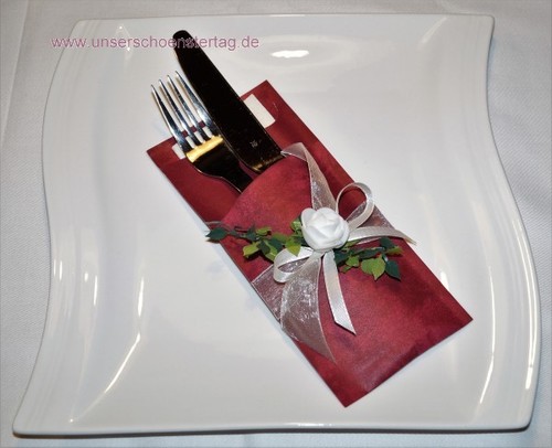 Bestecktaschen hochzeit - 10,