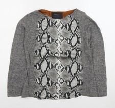 Zara Damen Basic Shirt Grau