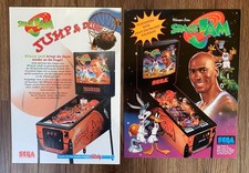 Sega Warner Bros. Space Jam / 2 Flyer (deutsch + US) / Pinball Flipper