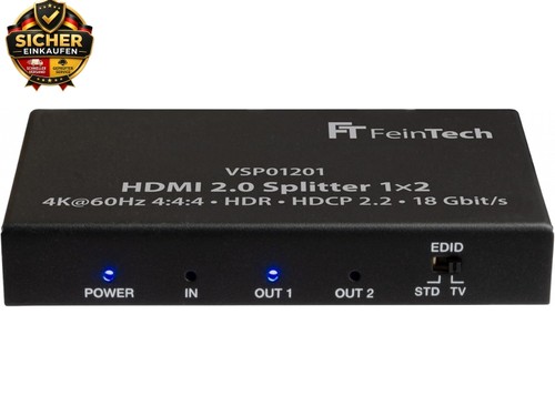 Vsp01201 hdmi splitter - 2.0,