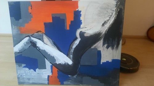 Selbstgemalt handsigniert