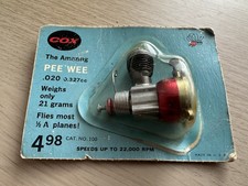 Vintage cox pee wee 020 - .020, motor