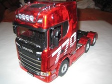 HUINA 1501, Scania 770 S V8 Truck, 1:18 + Sattelauflieger Flachbett 1502