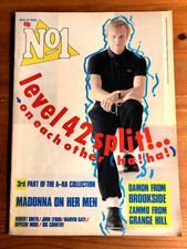 No.1 NUMBER ONE Magazine 10/5/1986 LEVEL 42 Madonna A-HA John Lydon  (G)