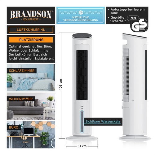 Brandson luftkühler 4l - el,