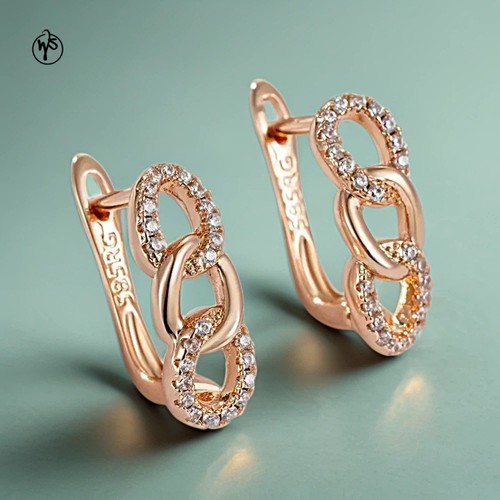 Ohrringe vergoldet rosegold - ohrringe,