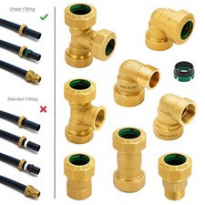 PE Rohr Verschraubung *MESSING