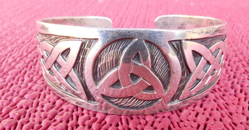 925 silber armreif 36g celtic - armreif,