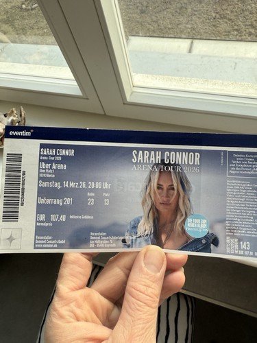 Konzerttickets berlin sarah - konzerttickets,