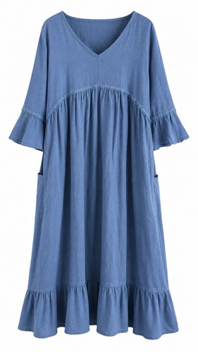 Josefine leinenkleid damen - leinenkleid,