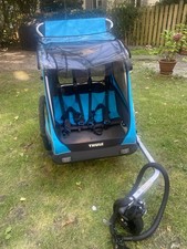 Thule Doppel - Rradanhänger    Sehr guter Zustand/ Kaum Gefahren