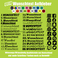 20cm Wunschtext aufkleber personalisiert Name Schriftzug Sticker Name Geschenk